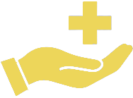hand medical cross